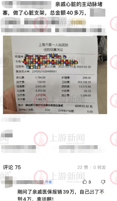 苹果手机版光环助手
:上海一患者住院8天花了43万余元？院方：已调查，实付不到4万